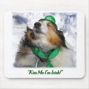 Kiss Me I'm Irish! Mouse Mat