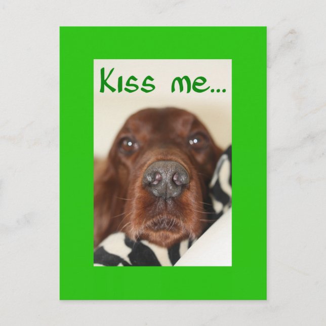 Kiss me, I'm Irish Postcard (Front)
