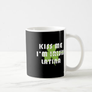 Kiss Me Im Irish Shamrock St Patricks Day Coffee Mug