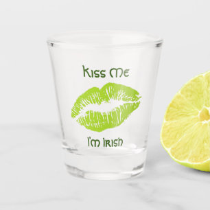 Kiss Me I'm Irish Shot Glass