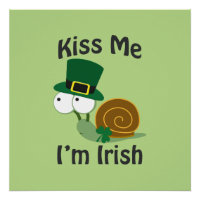 Kiss Me I'm Irish Snail
