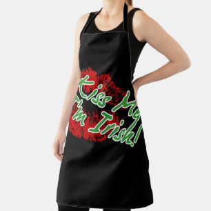 Kiss Me I'm Irish -St Patrick's Day Apron