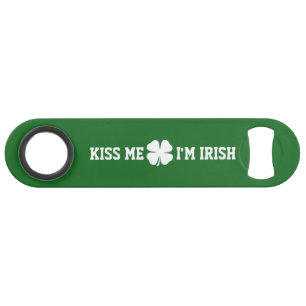 Kiss me i'm Irish St Patricks Day bottle opener