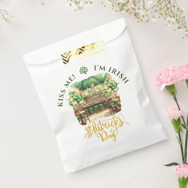 Kiss me I'm Irish St. Patrick's Day Pub Party  Favour Bags (Sealed)