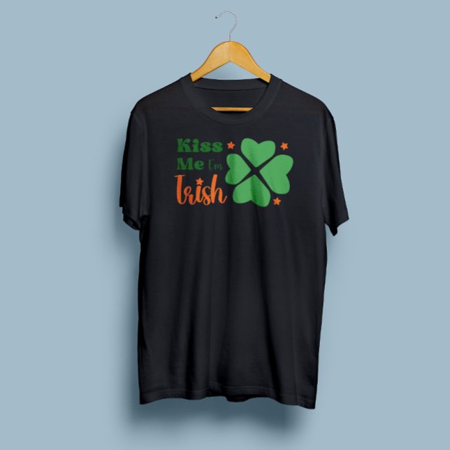 Kiss Me I'm Irish St. Patrick's Day  T-Shirt (Creator Uploaded)