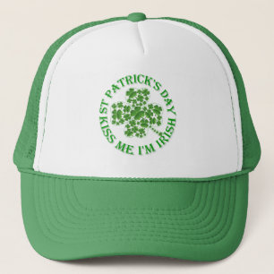 Kiss me I'm Irish St Patrick's day Trucker Hat