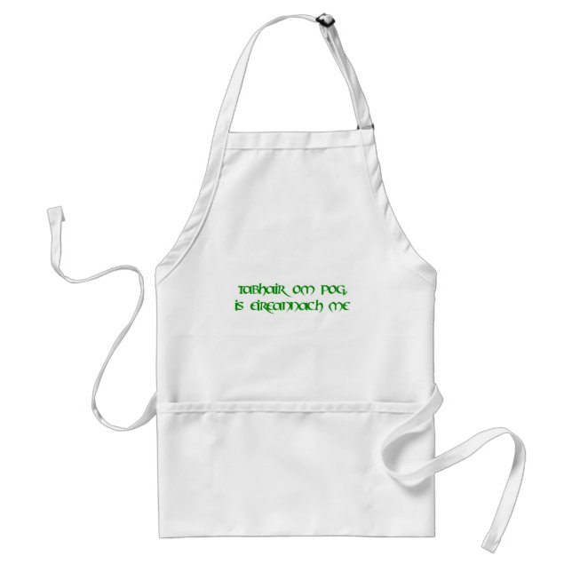 Kiss me, I'm Irish! Standard Apron (Front)