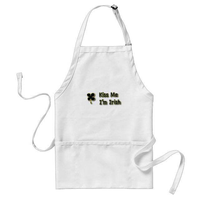 KISS ME I'm Irish Standard Apron (Front)