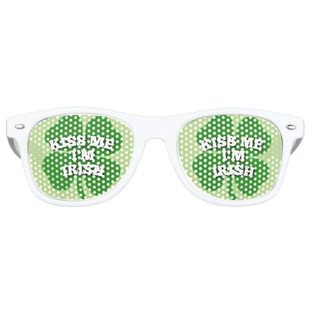 Kiss Me I'm Irish Sunglasses (Front)