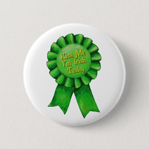 Kiss Me I'm Irish Today Pin