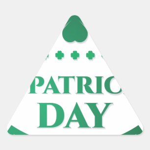 kiss me i'm irish triangle sticker