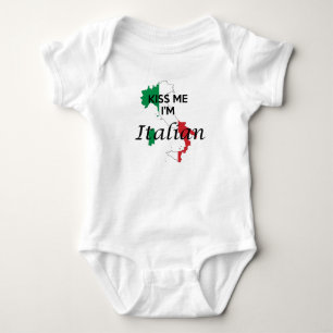 Kiss me, I'm Italian Baby Bodysuit