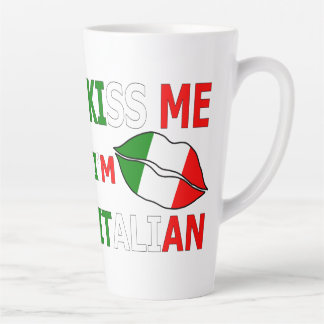 Kiss Me I'm Italian Latte Mug