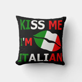 Kiss Me I'm Italian T-Shirt Cushion