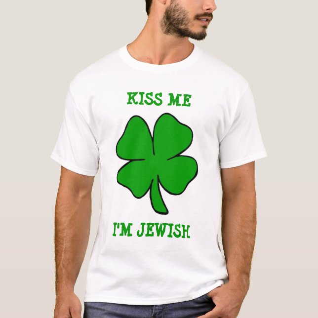 Kiss me, I'm Jewish T-Shirt (Front)