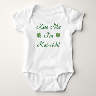 Kiss Me I'm Kai-rish! Baby Bodysuit