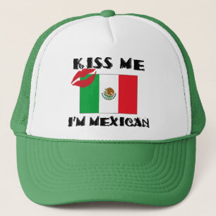 Kiss Me I'm Mexican Trucker Hat