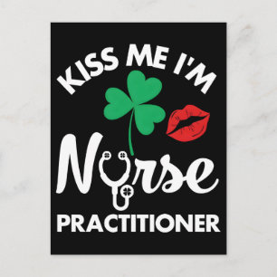 Kiss me i'm nurse practitioner shirt Mug Holiday Postcard