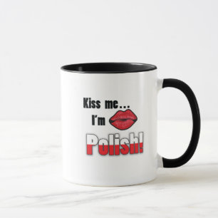 Kiss Me I'm Polish Mug