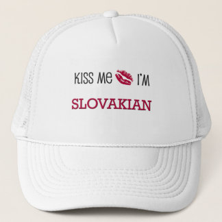 Kiss Me I'm SLOVAKIAN Trucker Hat