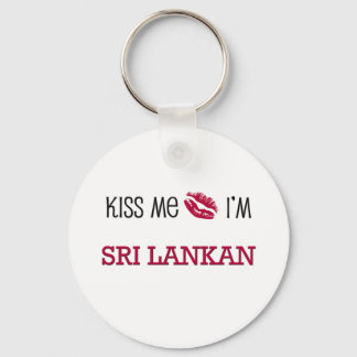Kiss Me I'm SRI LANKAN Key Ring