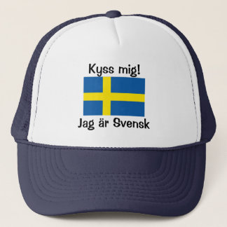 Kiss Me! I'm Swedish Trucker Hat