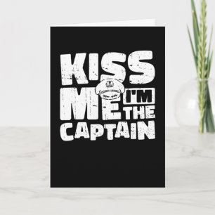 Kiss Me Im The Captain Sailing - Sailor St Patrick Card