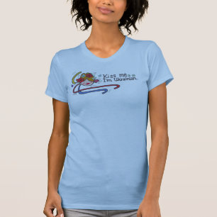Kiss Me I'm Ukrainian for Ukrainian Folk Fest T-Shirt
