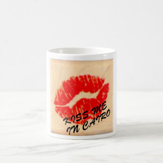 KISS ME IN CAIRO COFFEE MUG