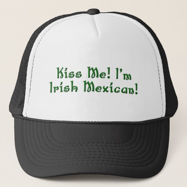 Kiss Me Irish Mexican Hat (Front)