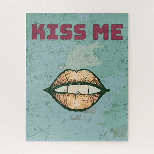 Kiss Me Jigsaw Puzzle (Vertical)