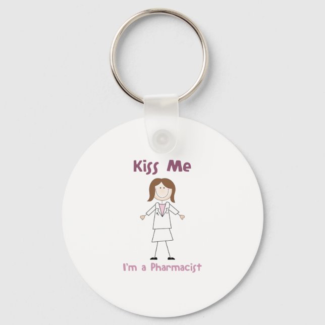 Kiss Me Key Ring (Front)