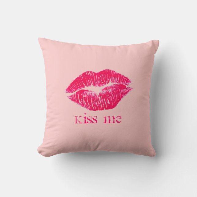 Kiss Me Lips Cushion (Front)