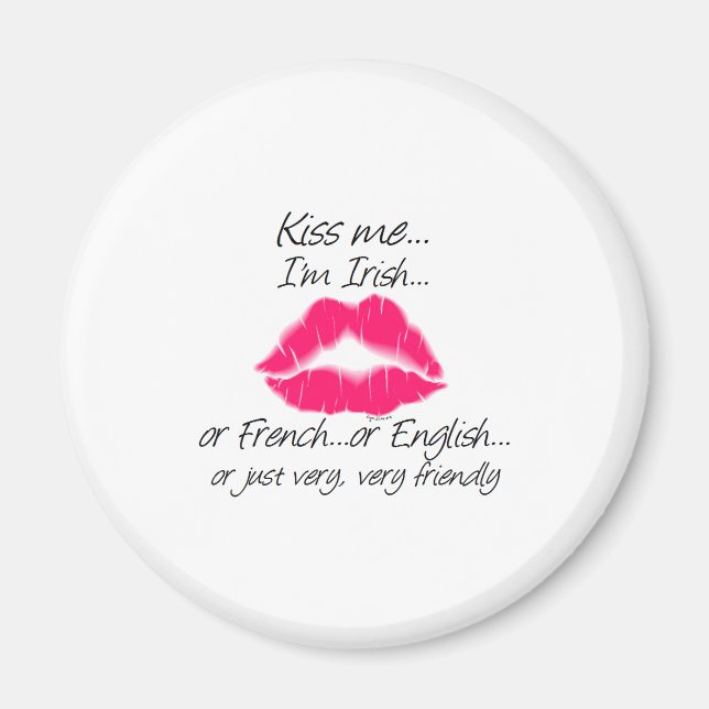 Kiss me... magnet (Front)