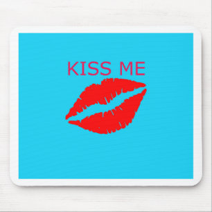 Kiss Me Mouse Mat