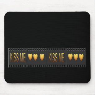 Kiss Me Mouse Mat