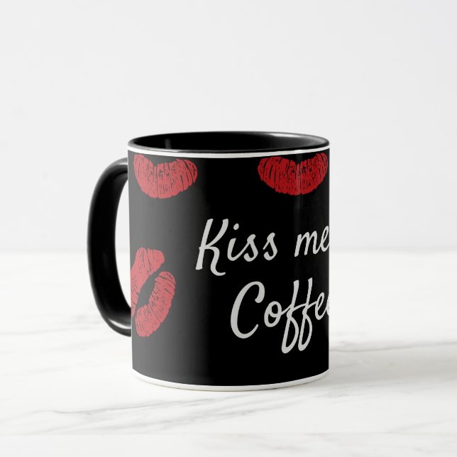 Kiss me... mug (Front Left)