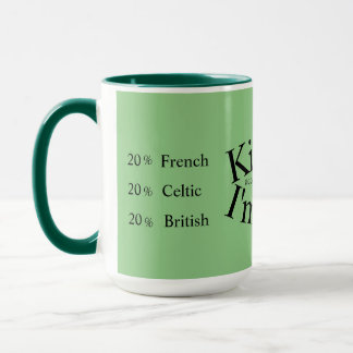Kiss Me my DNA says I'm Irish Mug