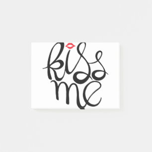 Kiss Me Post-it Notes
