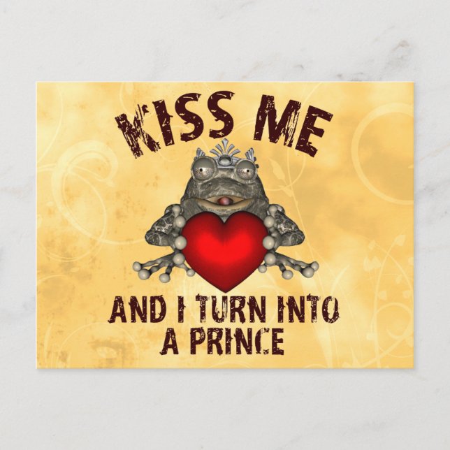 Kiss Me Postcard (Front)