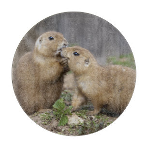 Kiss me Quick Round Cutting Board