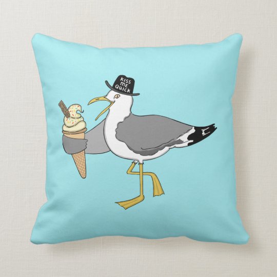 seagull cushion