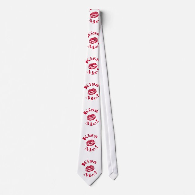 Kiss Me! Red Lips Tie (Front)