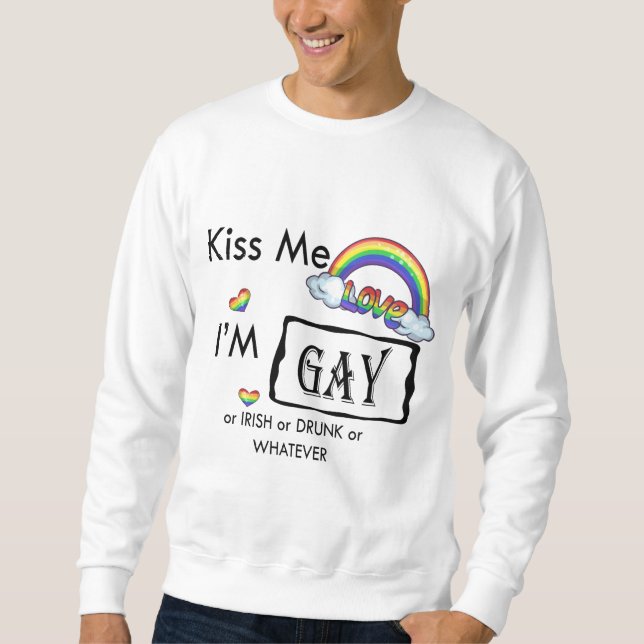 kiss me sweatshirt (Front)