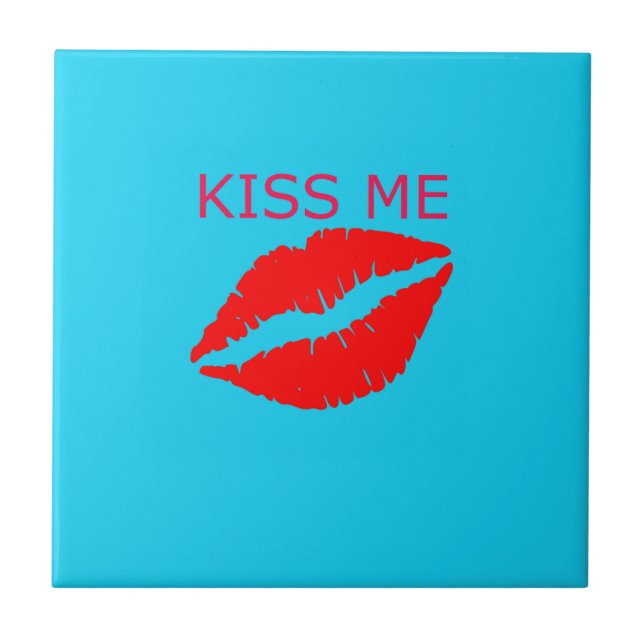 Kiss Me Tile (Front)