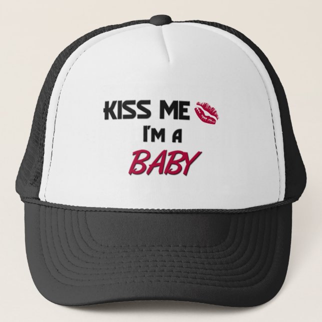 Kiss Me Trucker Hat (Front)