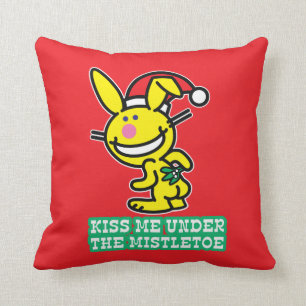 Kiss Me Under The Mistletoe Cushion