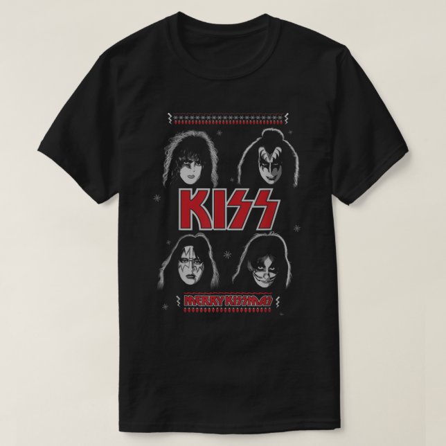 KISS  Merry KISSmas  T-Shirt (Design Front)