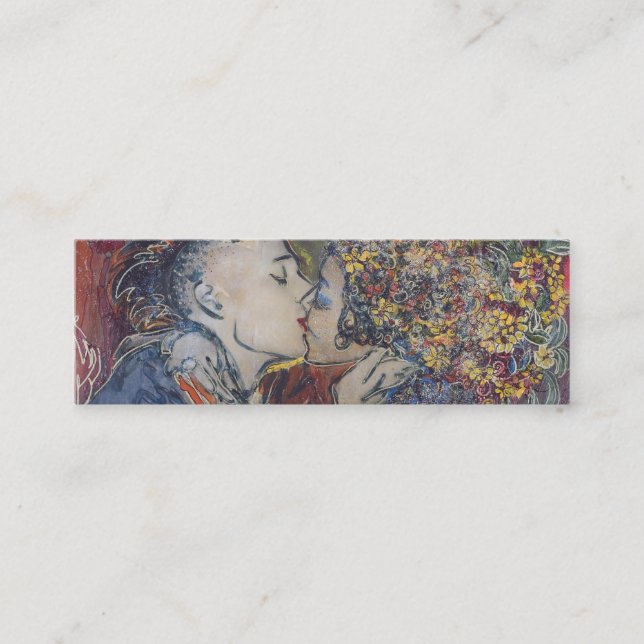 "Kiss" Mini Business Card (Front)