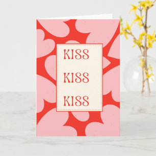 Kiss Minimalist Romantic Love Card